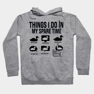 Things I Do In My Spare Time Duck Lover Shirt, Funny Duck Shirt, Lover T-Shirt, Dream About Duck Tee, Spare Time Shirts Hoodie